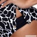 FlyMaff Abstract Print Tankini and Capris Short Swimsuit for Women #Black B07FFBQF4C